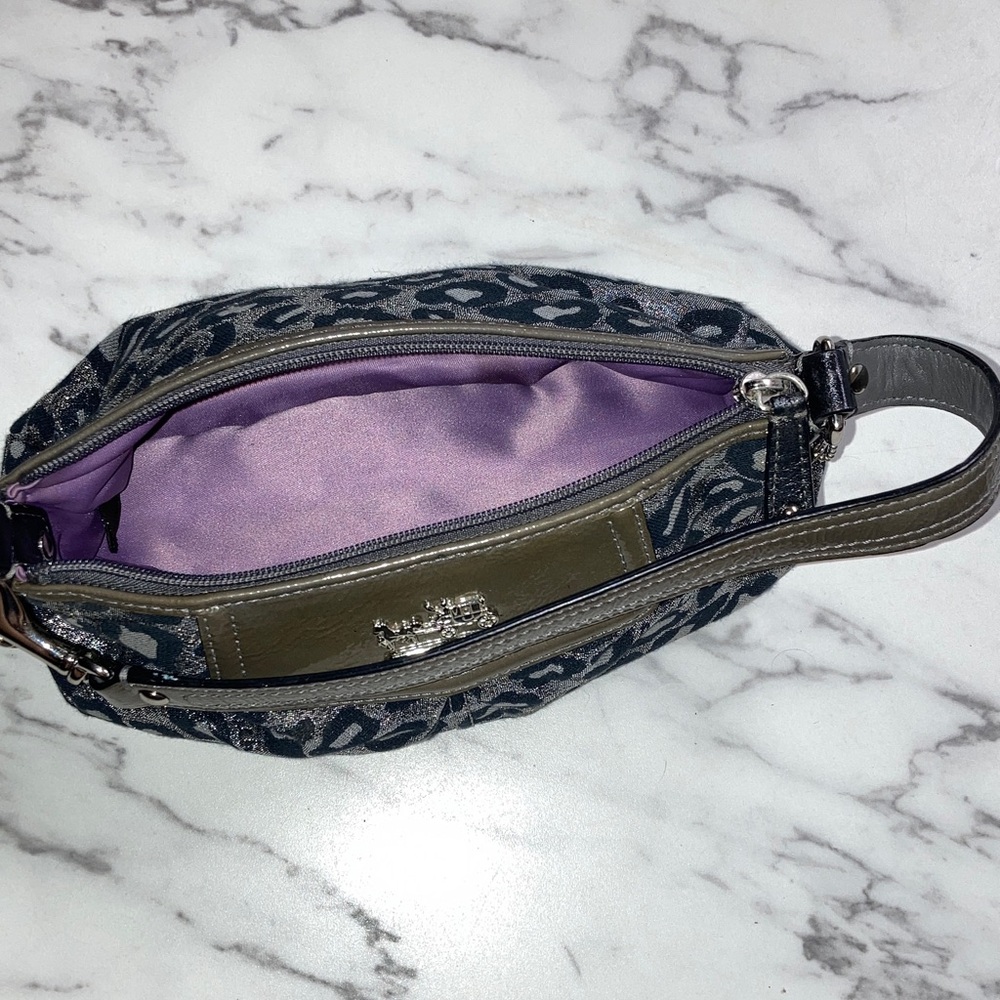 Coach Metallic Leopard Shoulder Bag - Picture 6 of 6